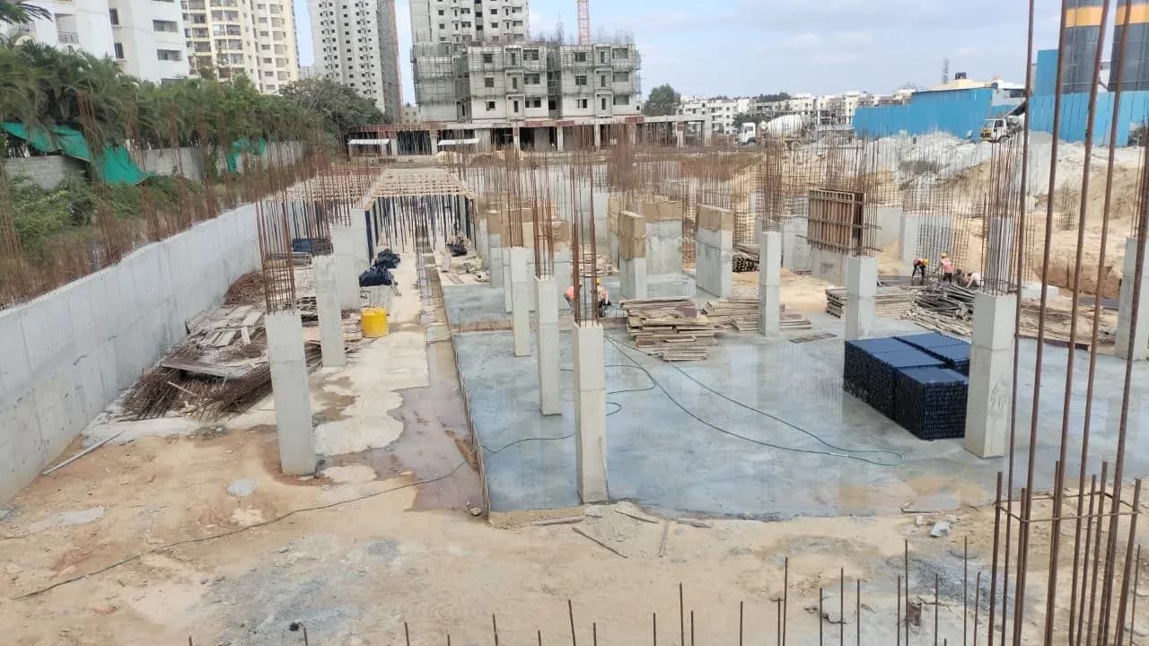 Pavani Mirabilia: Site photo filed with Karnataka RERA