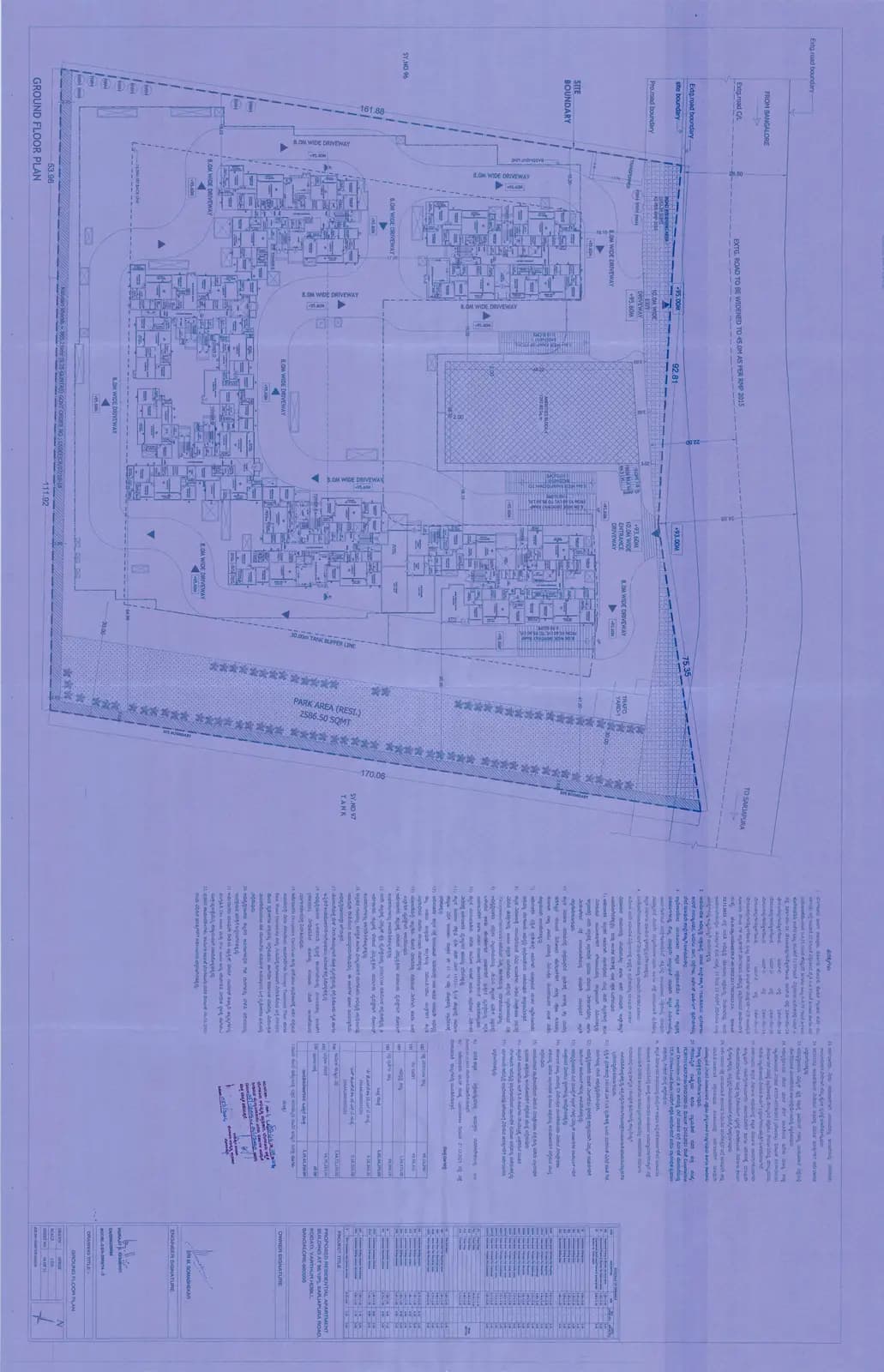 East Park Residences: Ground Floor Plan.pdf (filed with Karnataka RERA)
