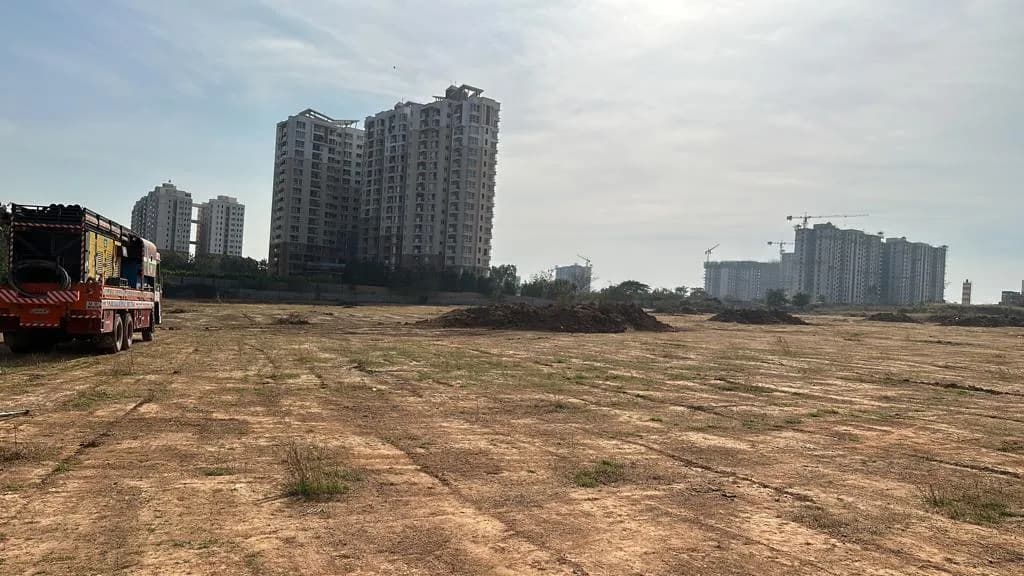 East Park Residences: Site photo filed with Karnataka RERA