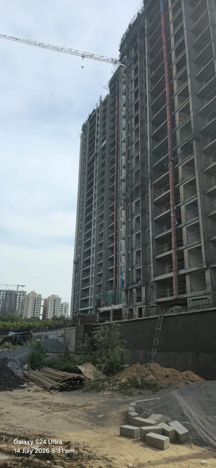 East Park Residences: Site photo filed with Karnataka RERA