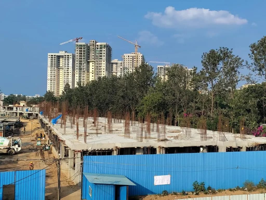 Sai Raghavendra's Tiara: Site photo filed with Karnataka RERA