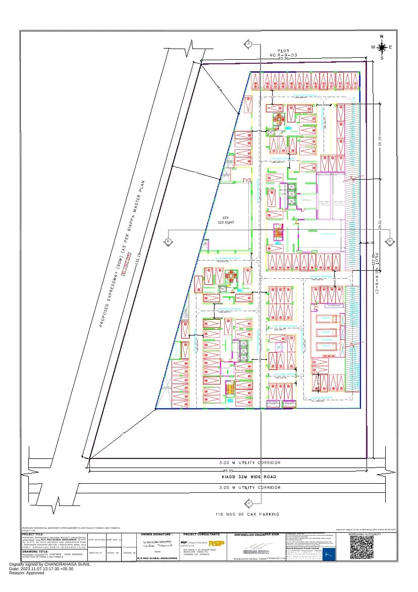 North Park: Approved Plan sheet 03.pdf (filed with Karnataka RERA)