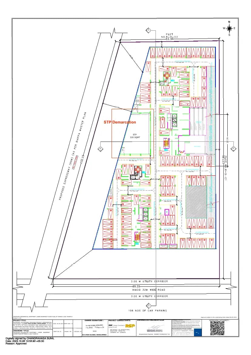 North Park: STP Demarcation.pdf (filed with Karnataka RERA)