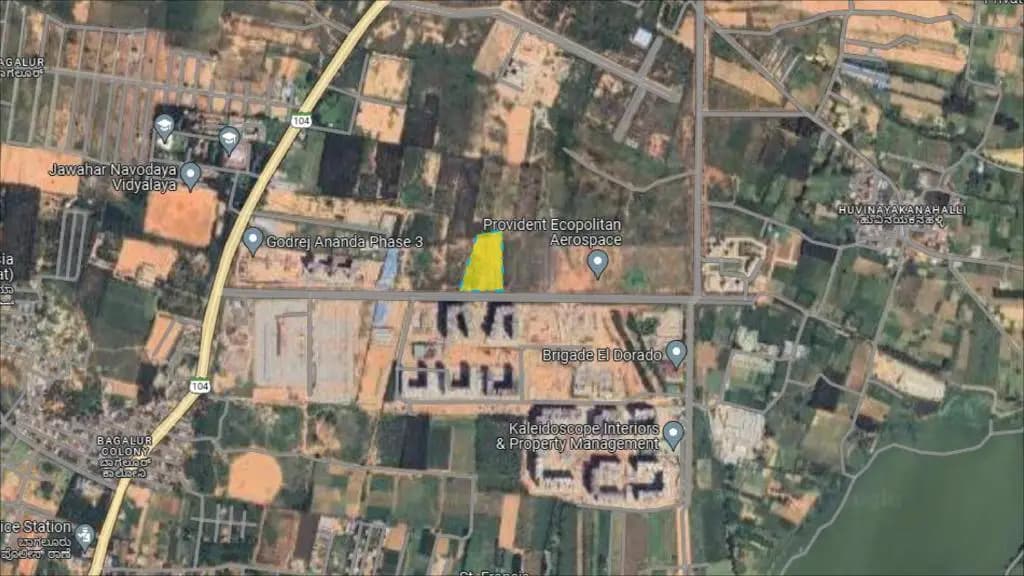 North Park: Location Demarcation using google satellite image.jpeg (filed with Karnataka RERA)