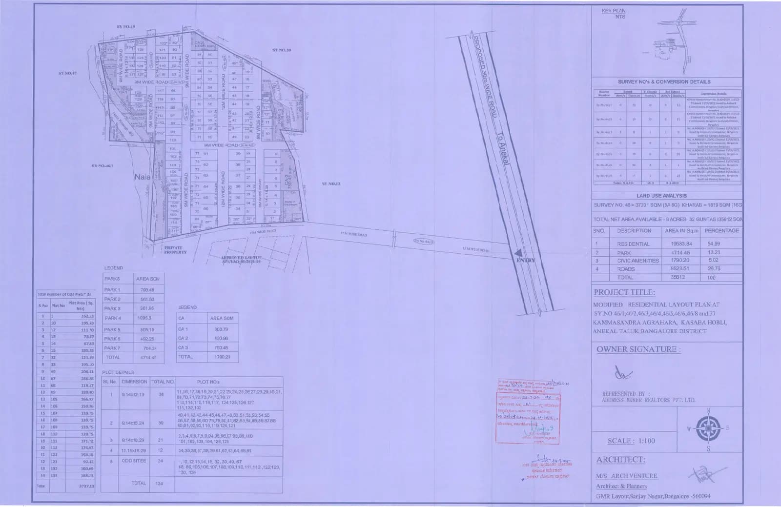 The Imperial Address Phase-4: Sanction Plan.pdf (filed with Karnataka RERA)