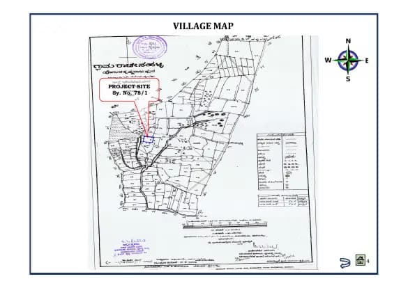 SB Urban Park: Village Map Demarcation of the layout_1.pdf (filed with Karnataka RERA)