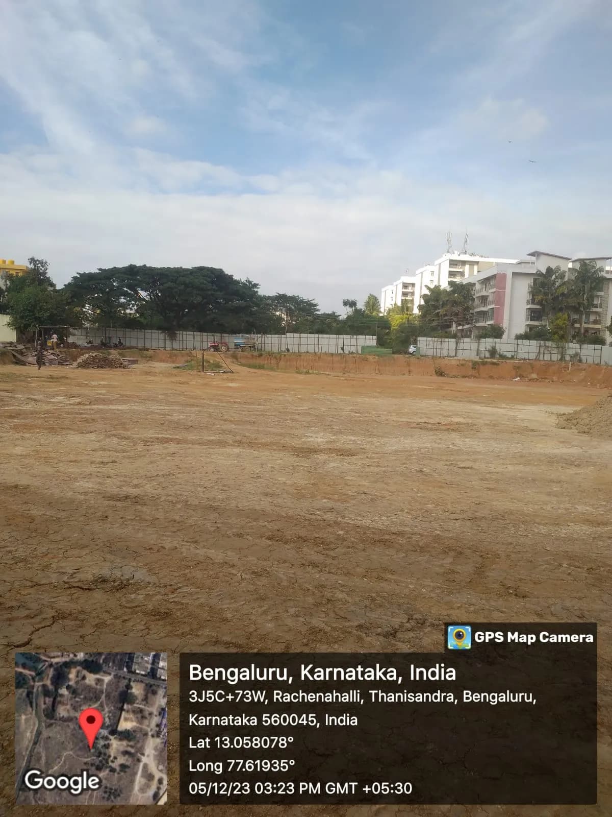 SB Urban Park: Site photo filed with Karnataka RERA