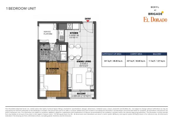 Dioro & Beryl at Brigade El Dorado: Brochure, page 5 (filed with Karnataka RERA)