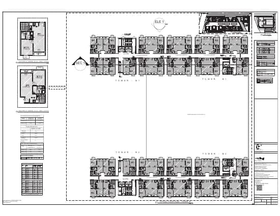 Dioro & Beryl at Brigade El Dorado: Existing Layout Plan, page 1 (filed with Karnataka RERA)