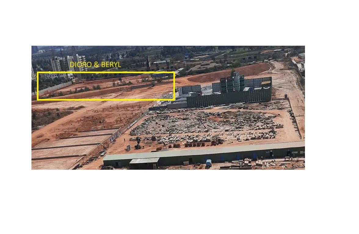 Dioro & Beryl at Brigade El Dorado: Site photo filed with Karnataka RERA