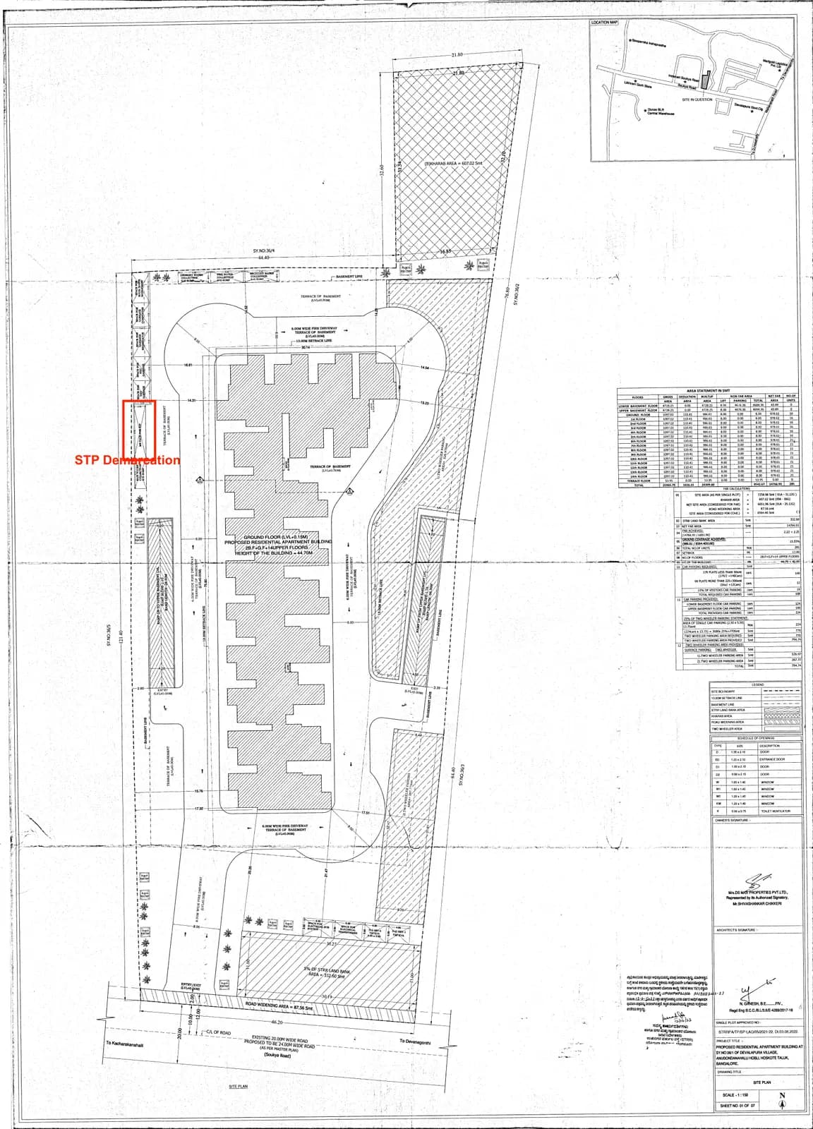 DS Max Sky Samurai: STP Demarcation.PDF (filed with Karnataka RERA)
