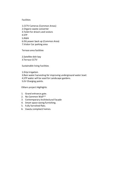 Upavan: Brochure, page 2 (filed with Karnataka RERA)