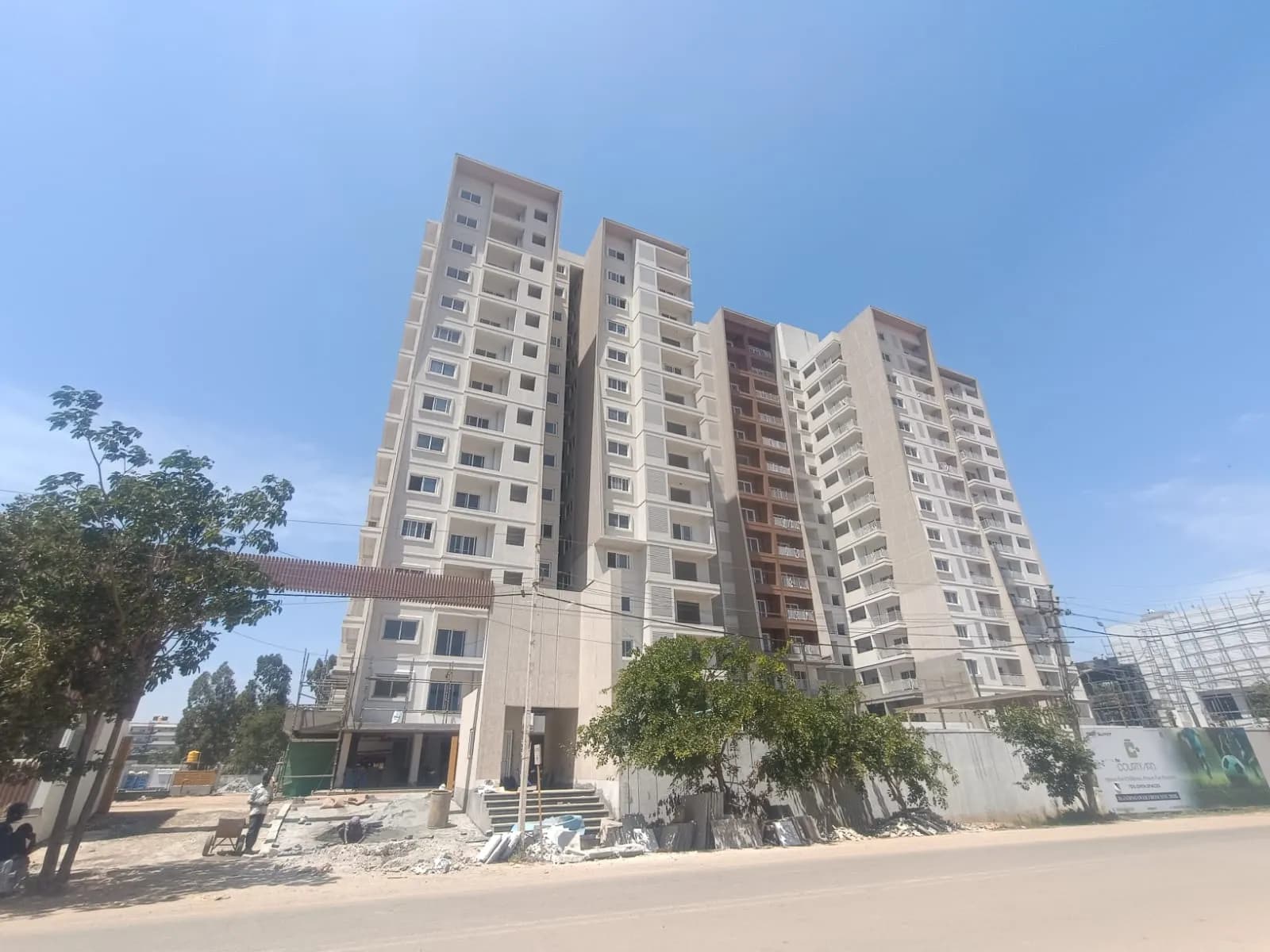 DSR The Courtyard: Site photo filed with Karnataka RERA