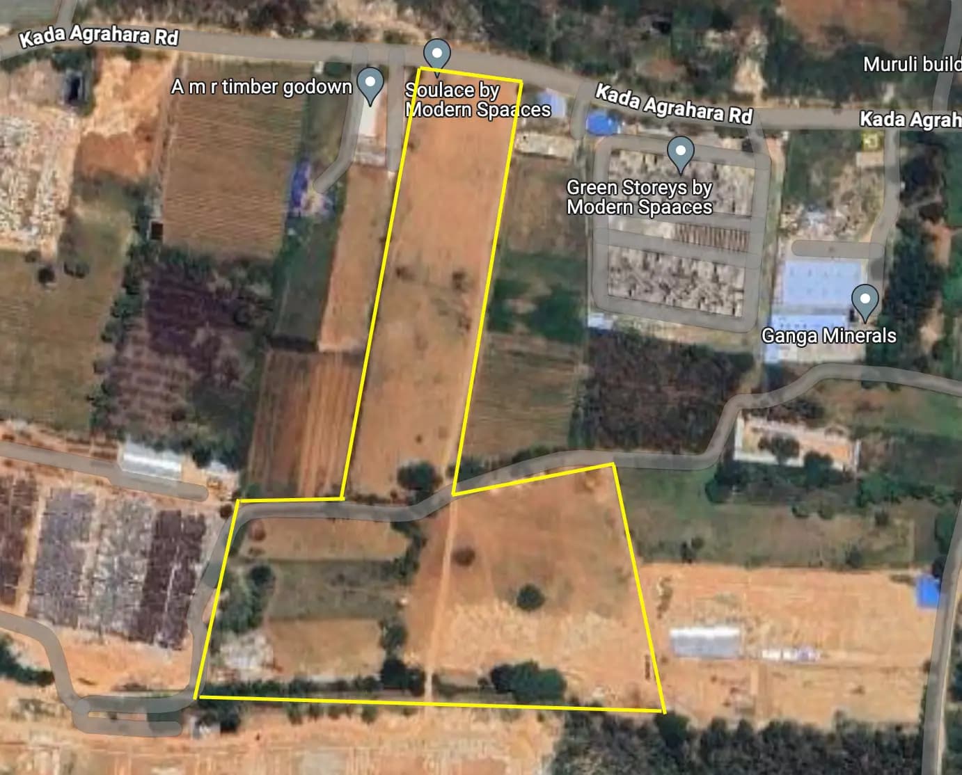 Engrace Vista: Google Map Demarcation.png (filed with Karnataka RERA)