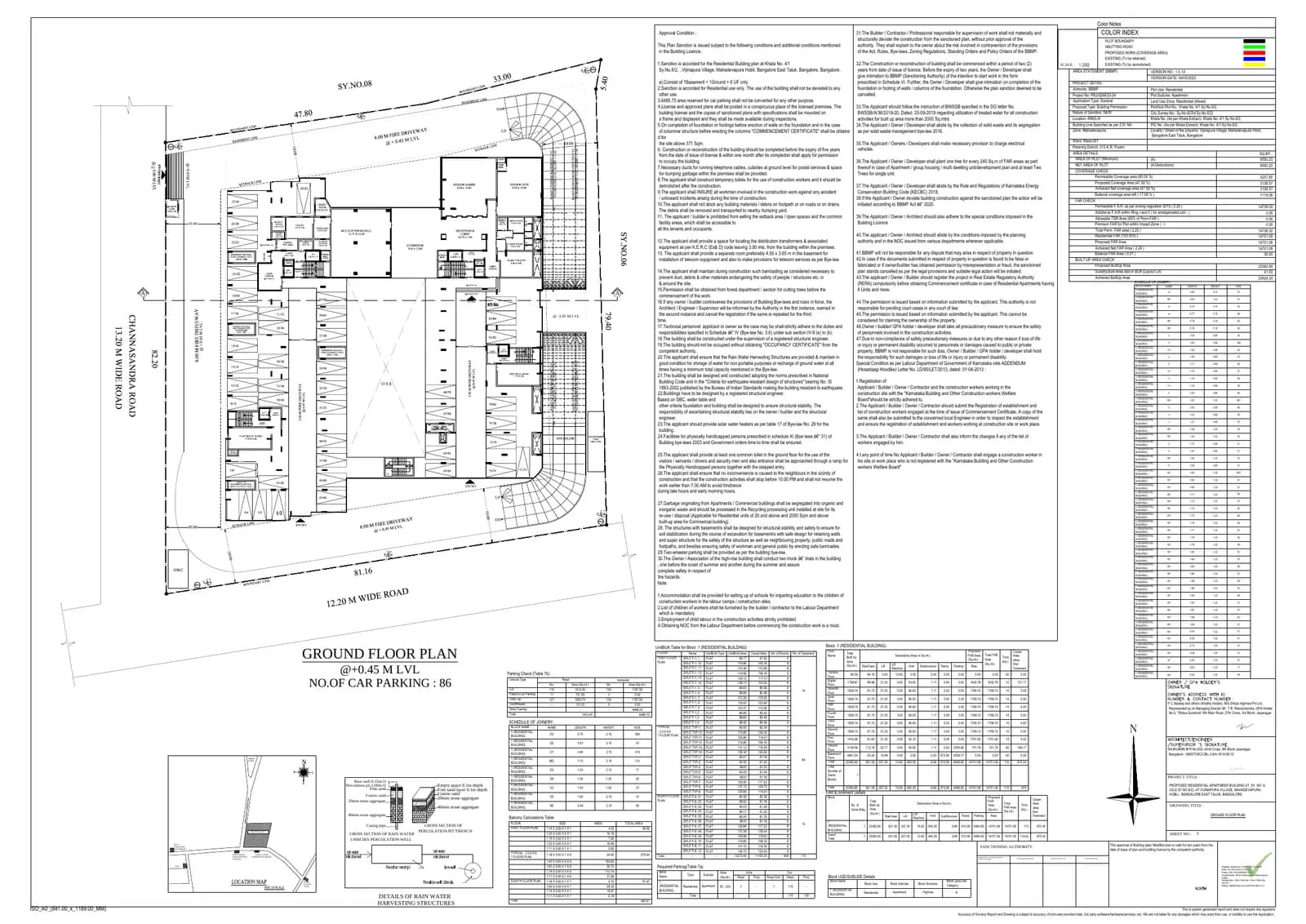 Shilpa Rathna: Ground Floor Plan.pdf (filed with Karnataka RERA)