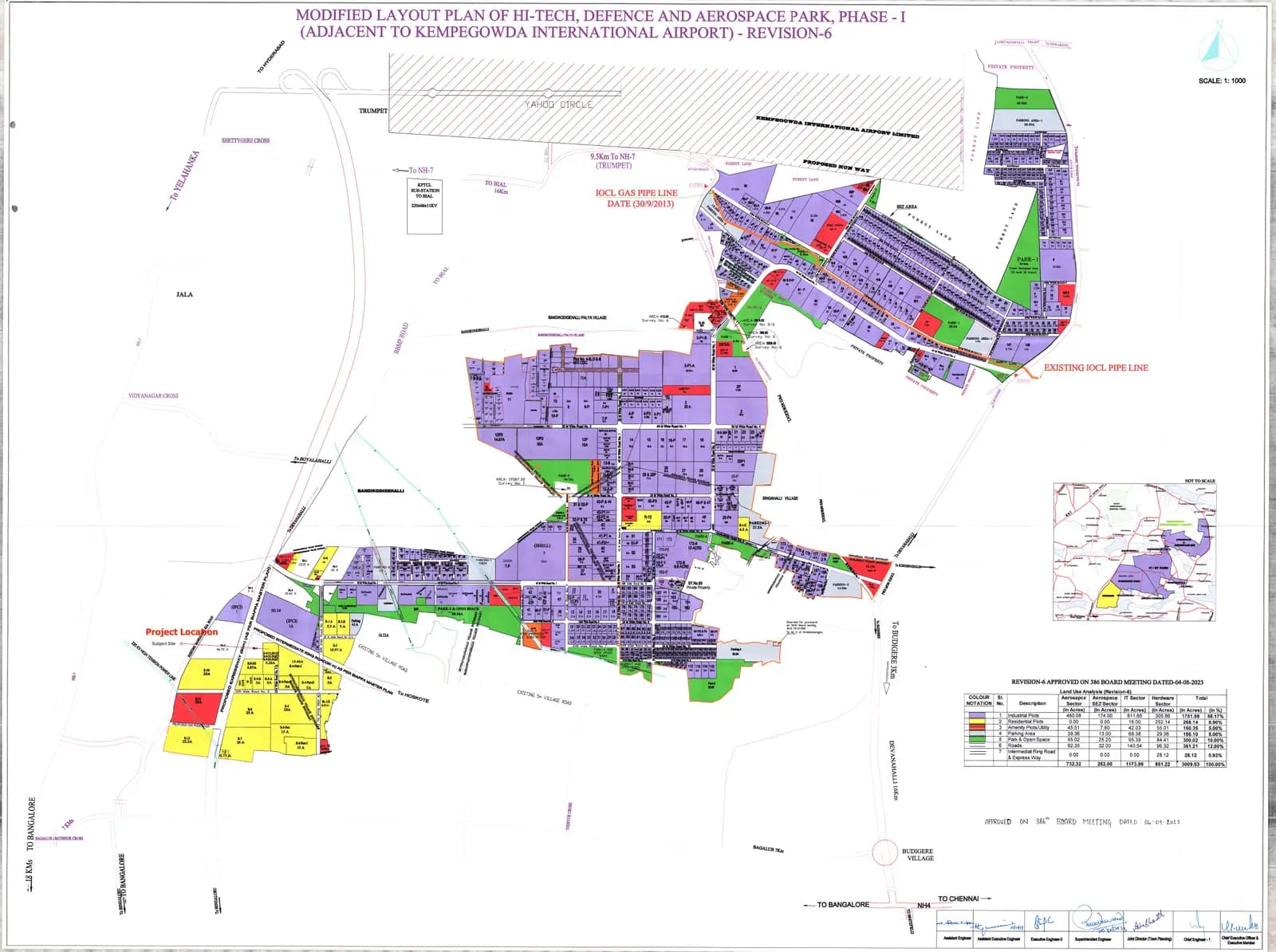 Assetz Sora & Saki: CDP Map Demarcation.pdf (filed with Karnataka RERA)