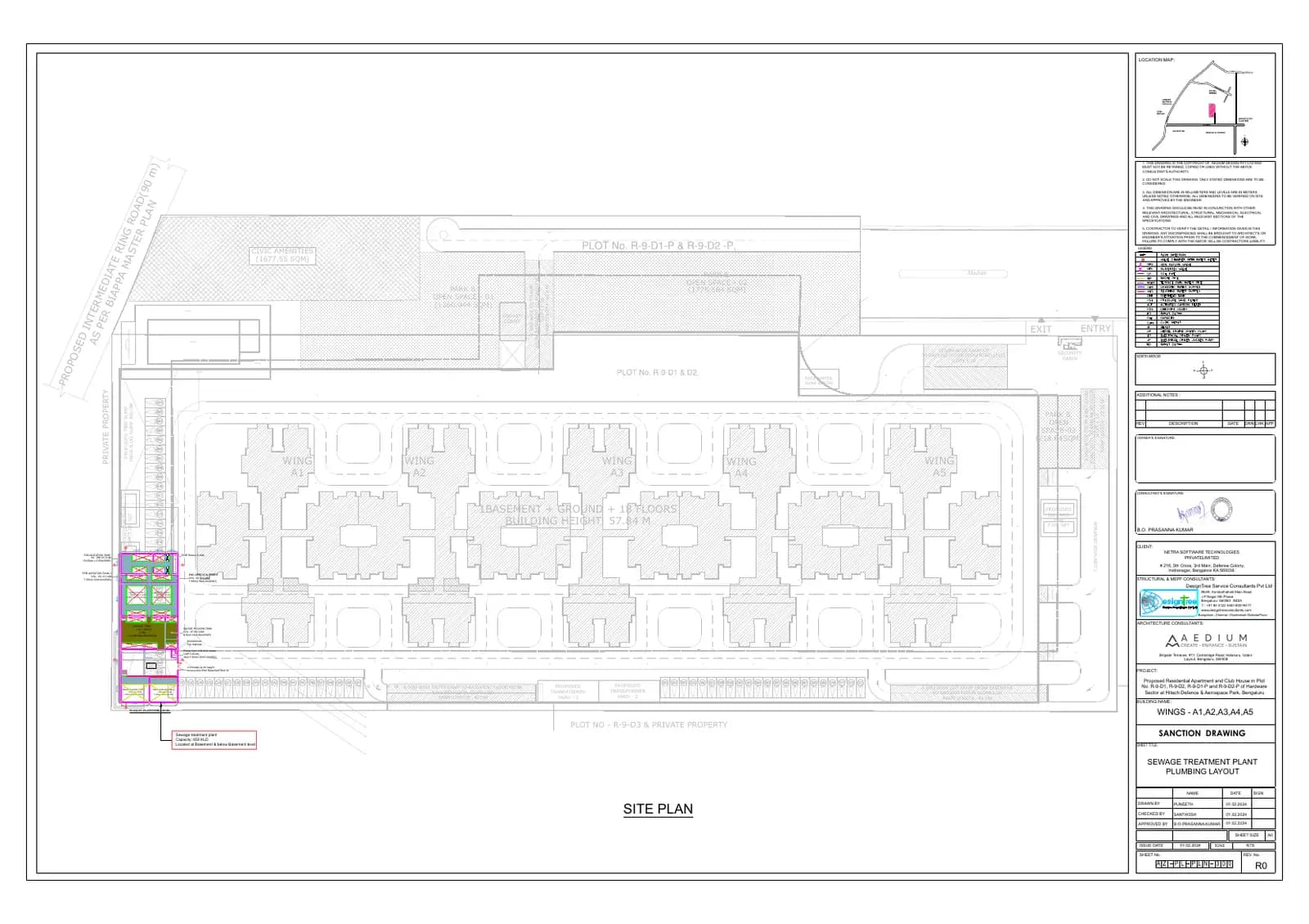 Assetz Sora & Saki: STP Demarcation and Design.pdf (filed with Karnataka RERA)