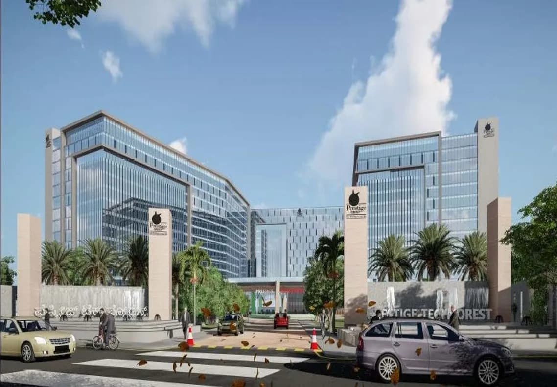 Prestige Tech Forest: Site photo filed with Karnataka RERA
