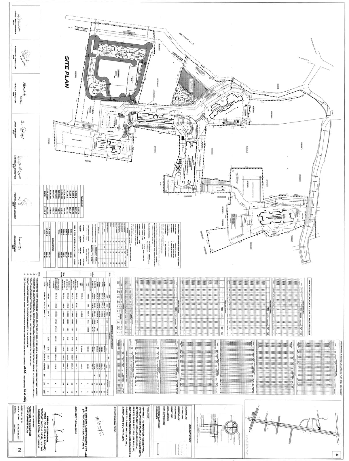 Azur: Approved Layout Plan (filed with Karnataka RERA)