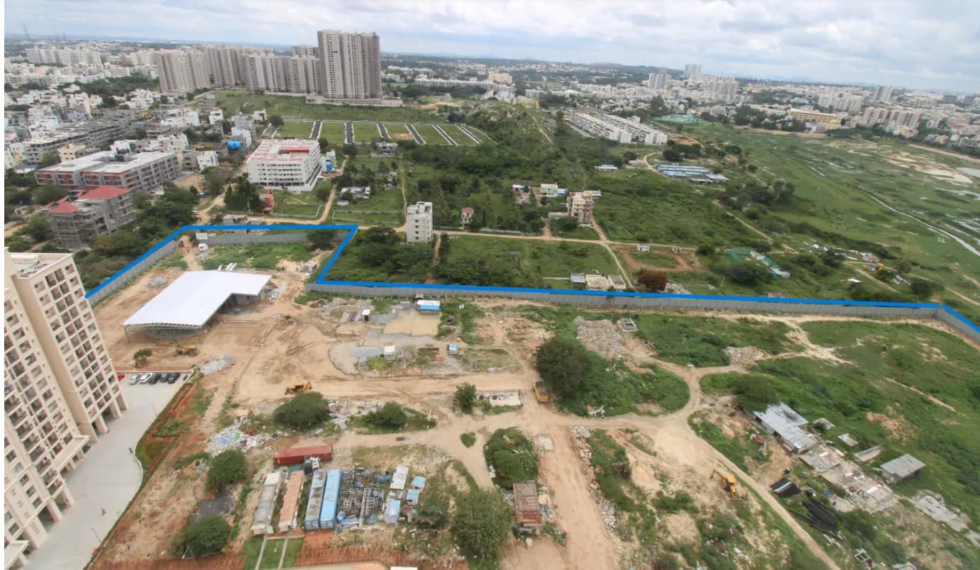 Azur: Site photo filed with Karnataka RERA