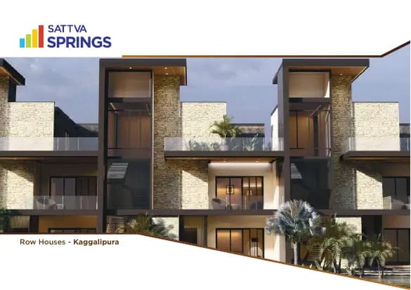 Sattva Springs: Brochure, page 1 (filed with Karnataka RERA)