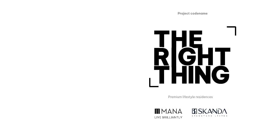 The Right Life: Brochure, page 2 (filed with Karnataka RERA)