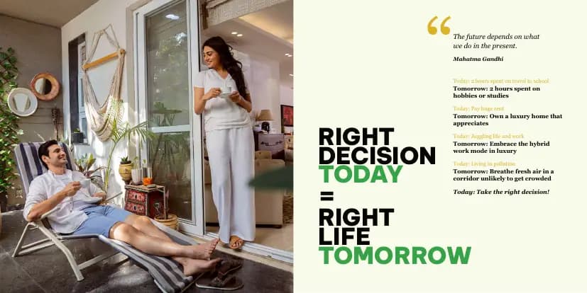 The Right Life: Brochure, page 4 (filed with Karnataka RERA)