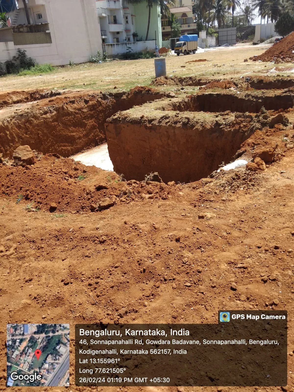 Axis Oaklyn: Site photo filed with Karnataka RERA