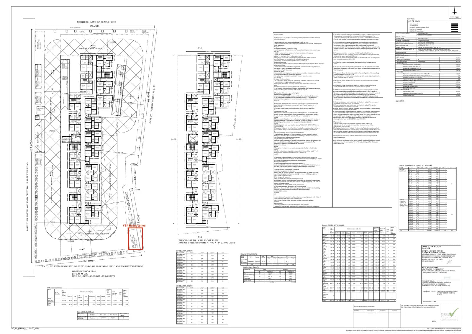 DS Max Sky Blossom: STP Demarcation.pdf (filed with Karnataka RERA)