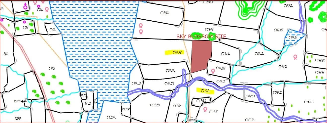 DS Max Sky Blossom: 6 Village Map Demarcation (filed with Karnataka RERA)