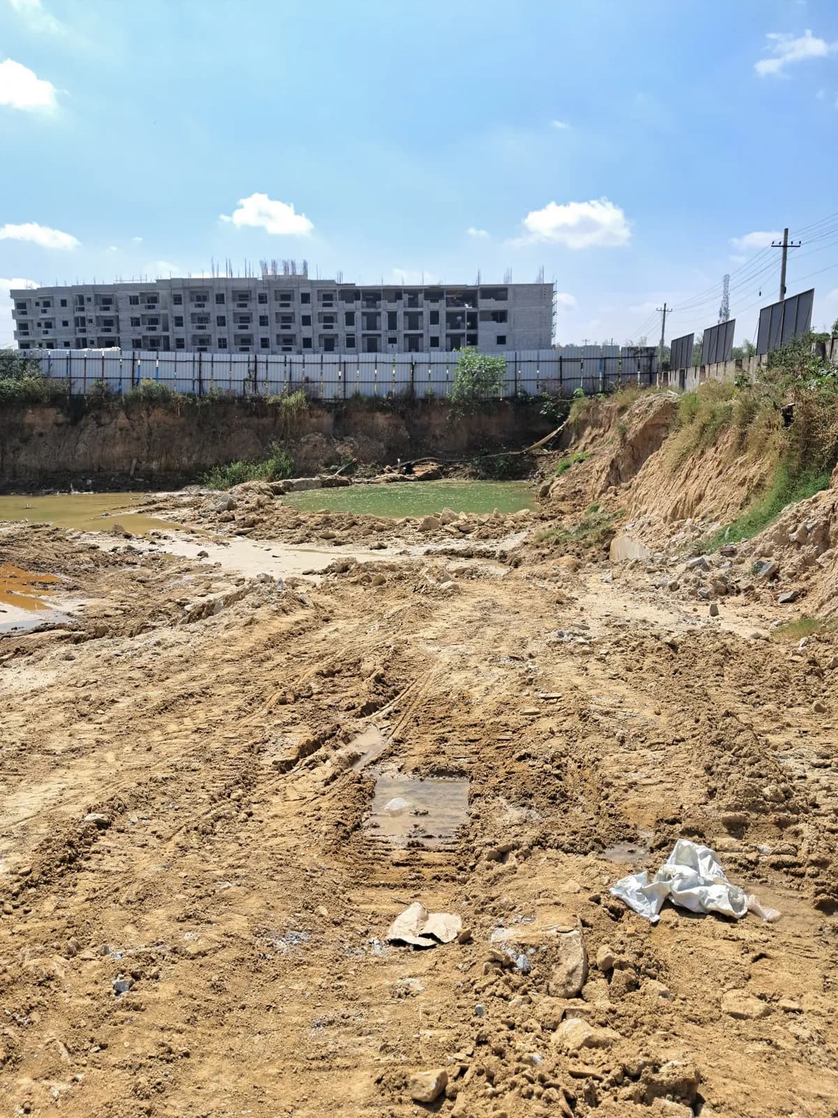 DS Max Sky Blossom: Site photo filed with Karnataka RERA