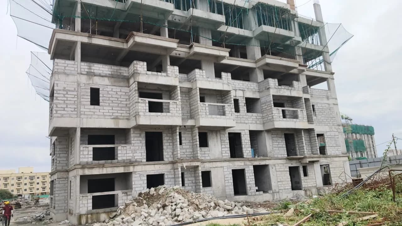 DS Max Sky Blossom: Site photo filed with Karnataka RERA