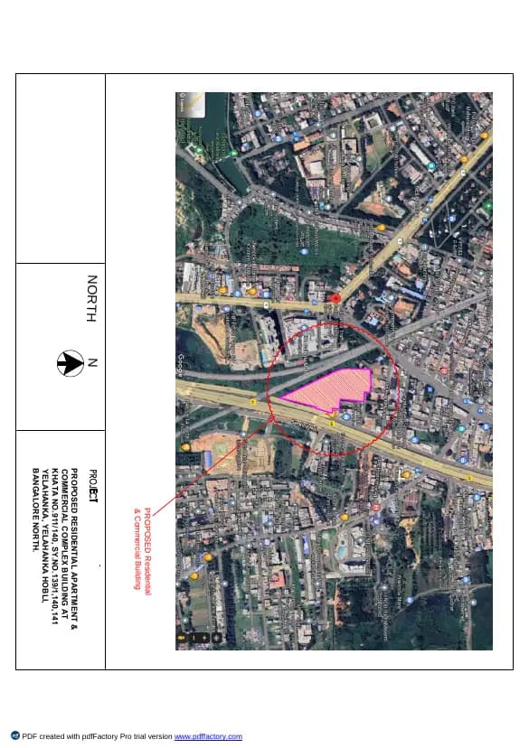 Concorde Mayfair: Existing Layout Plan (filed with Karnataka RERA)