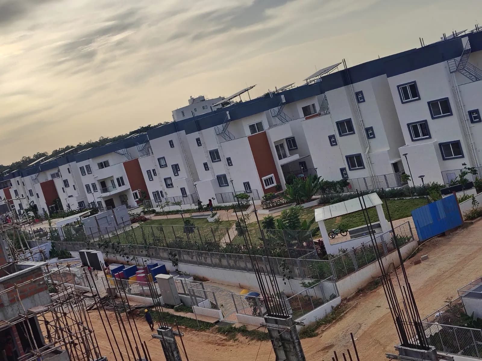 Trifecta Verdeen Resplandor Row House Phase-3: Site photo filed with Karnataka RERA