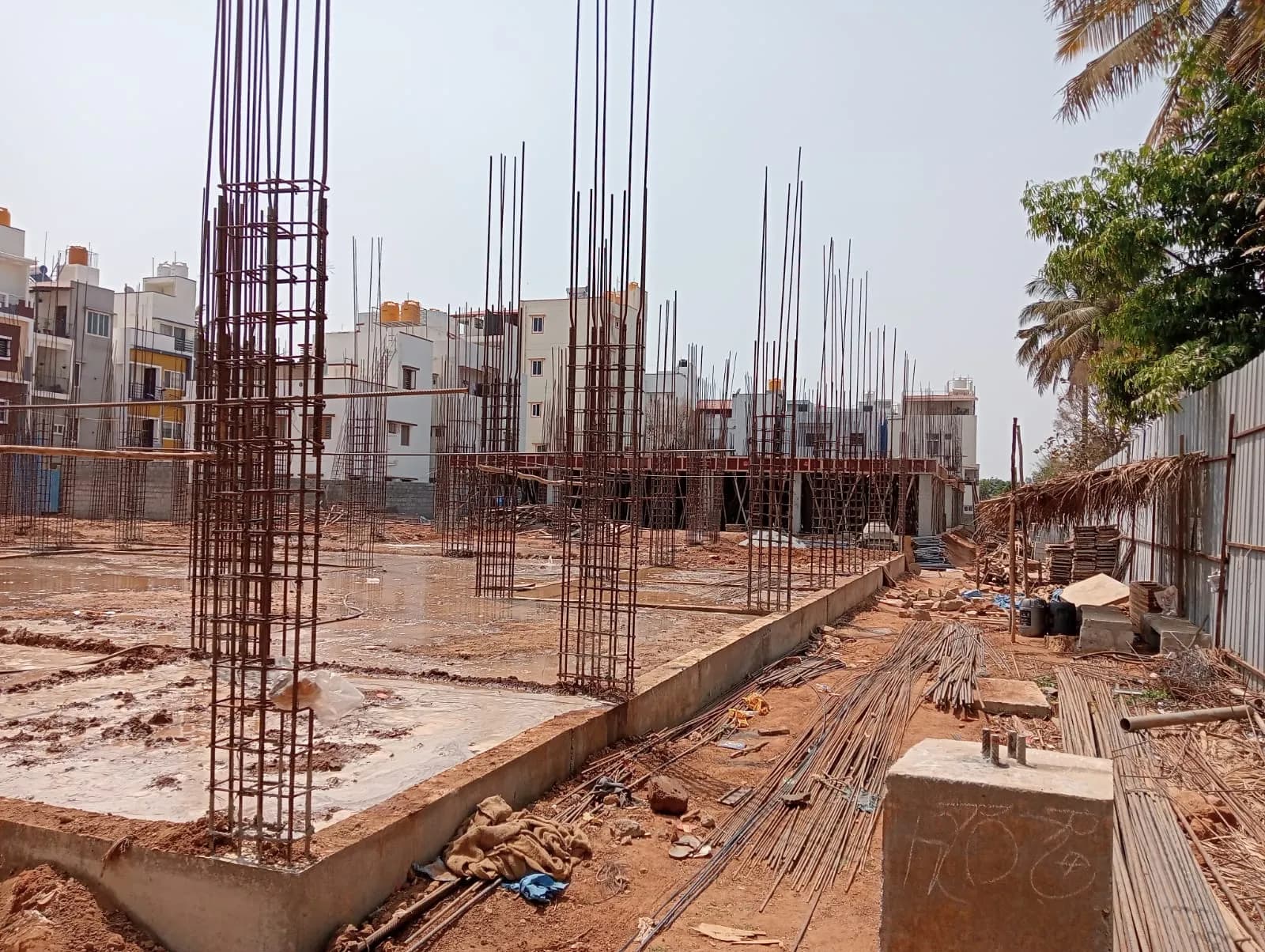 Sri Rama Enclave: Site photo filed with Karnataka RERA