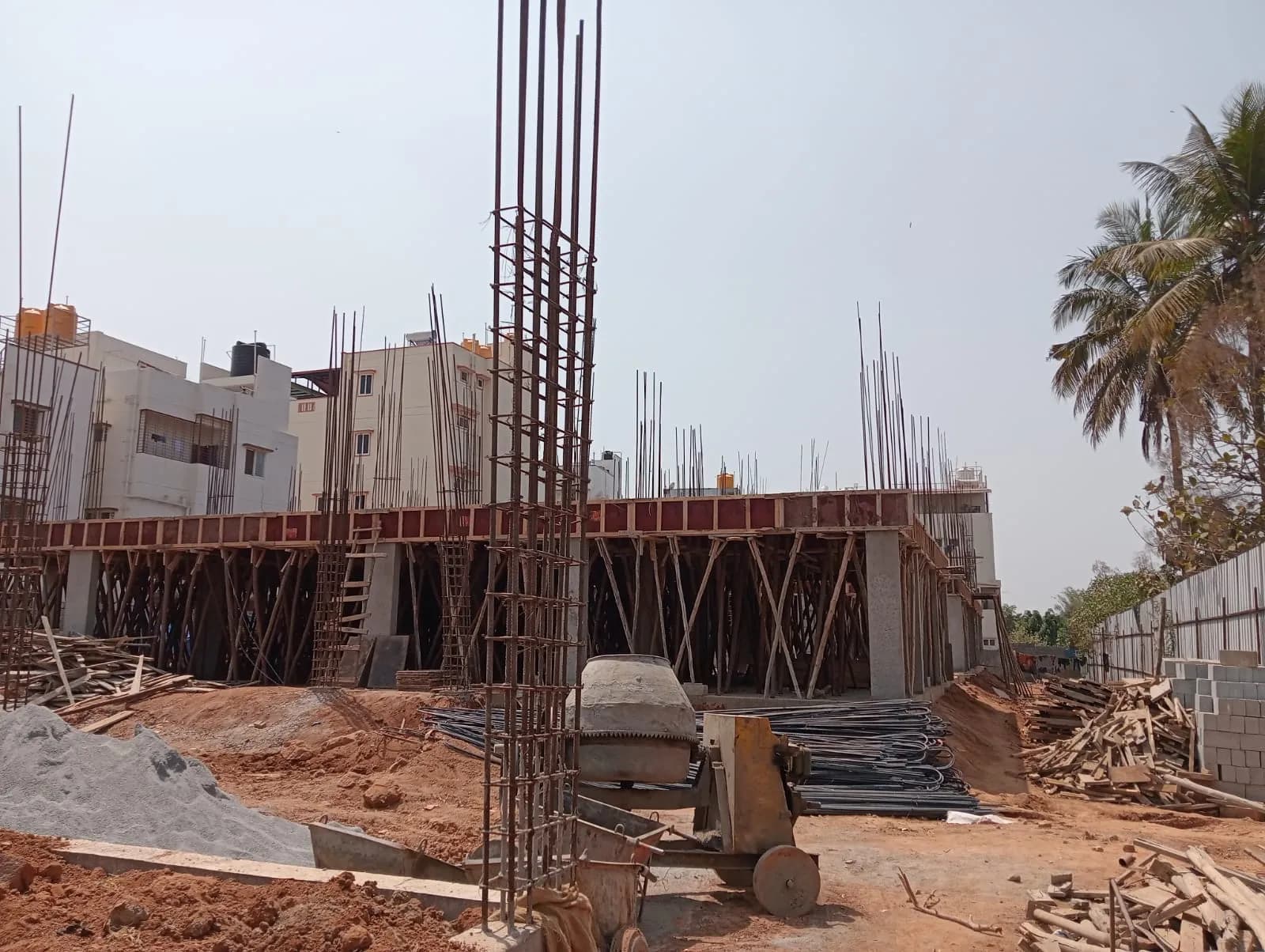Sri Rama Enclave: Site photo filed with Karnataka RERA