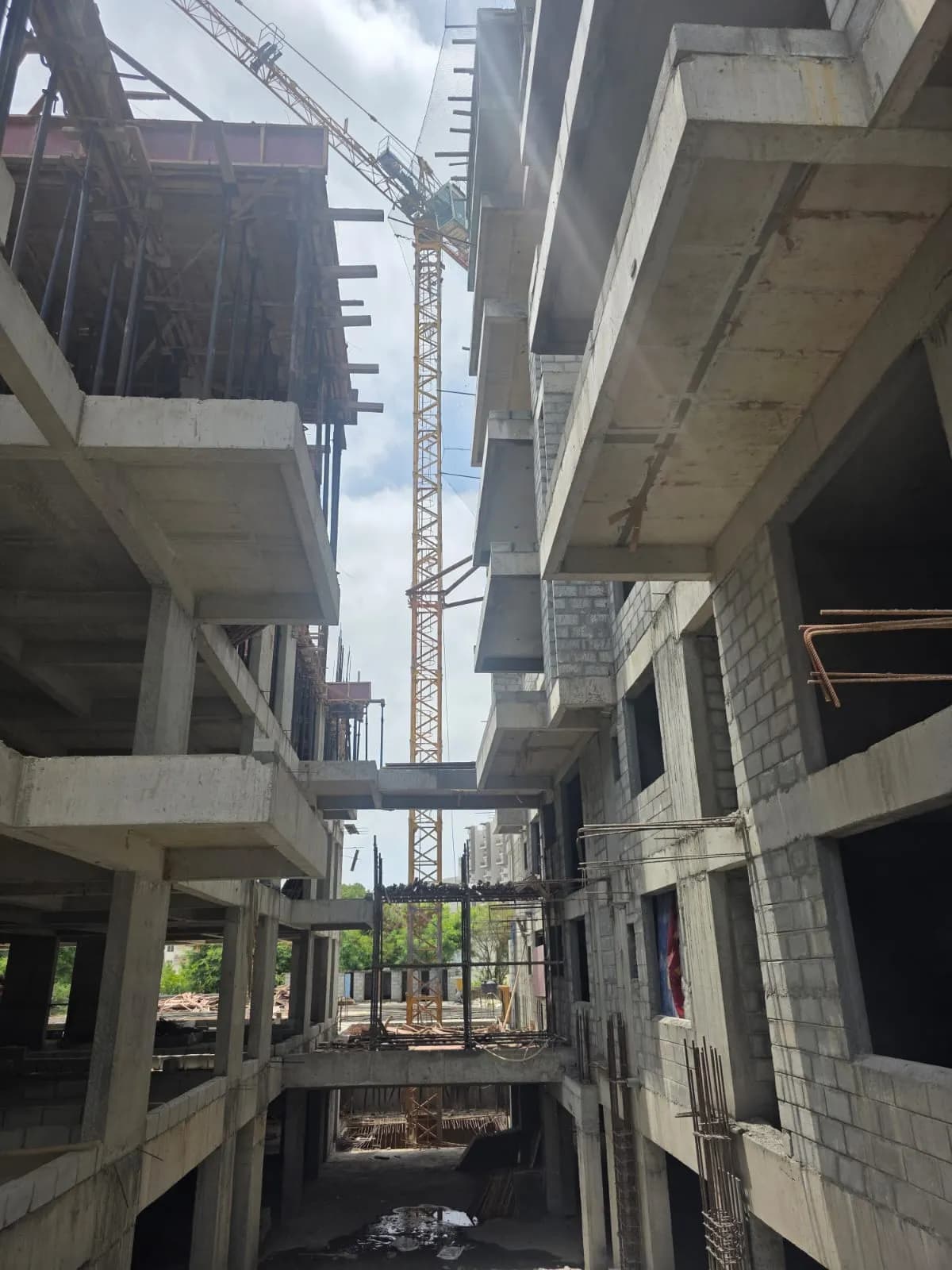 Pushkalam Heritage: Site photo filed with Karnataka RERA