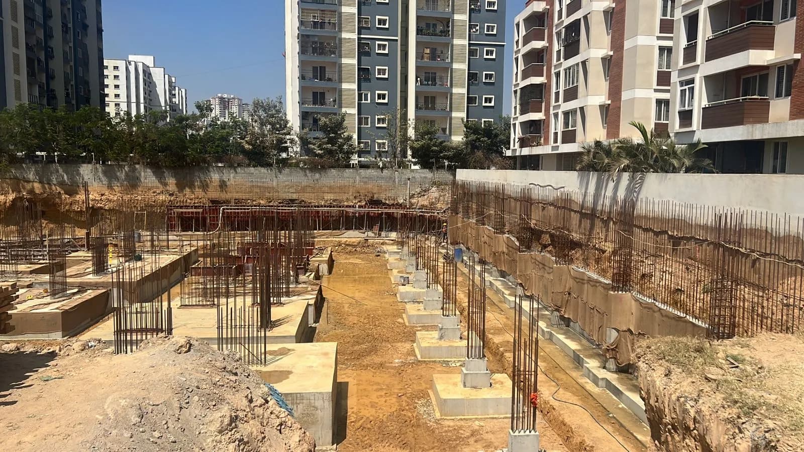 Sapthagiri Nirvana: Site photo filed with Karnataka RERA