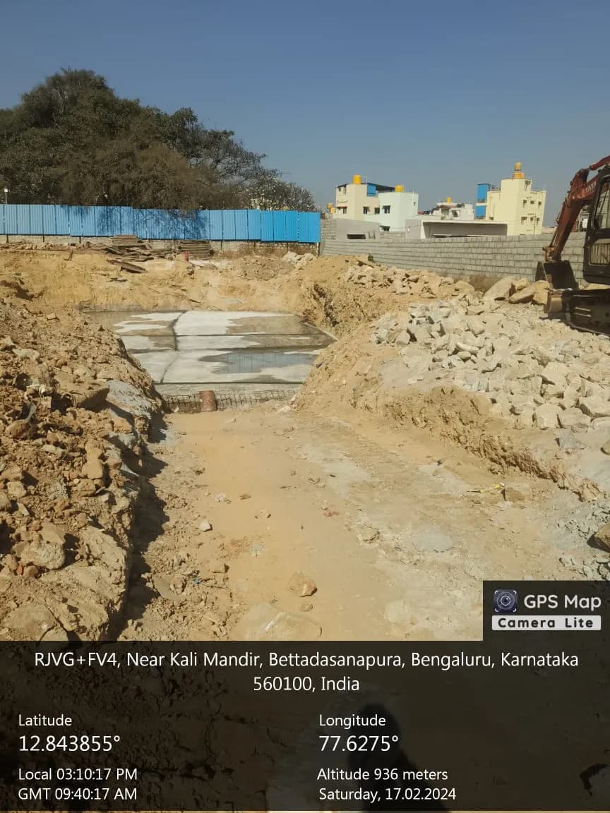 Shravanthi Prakruti: Site photo filed with Karnataka RERA