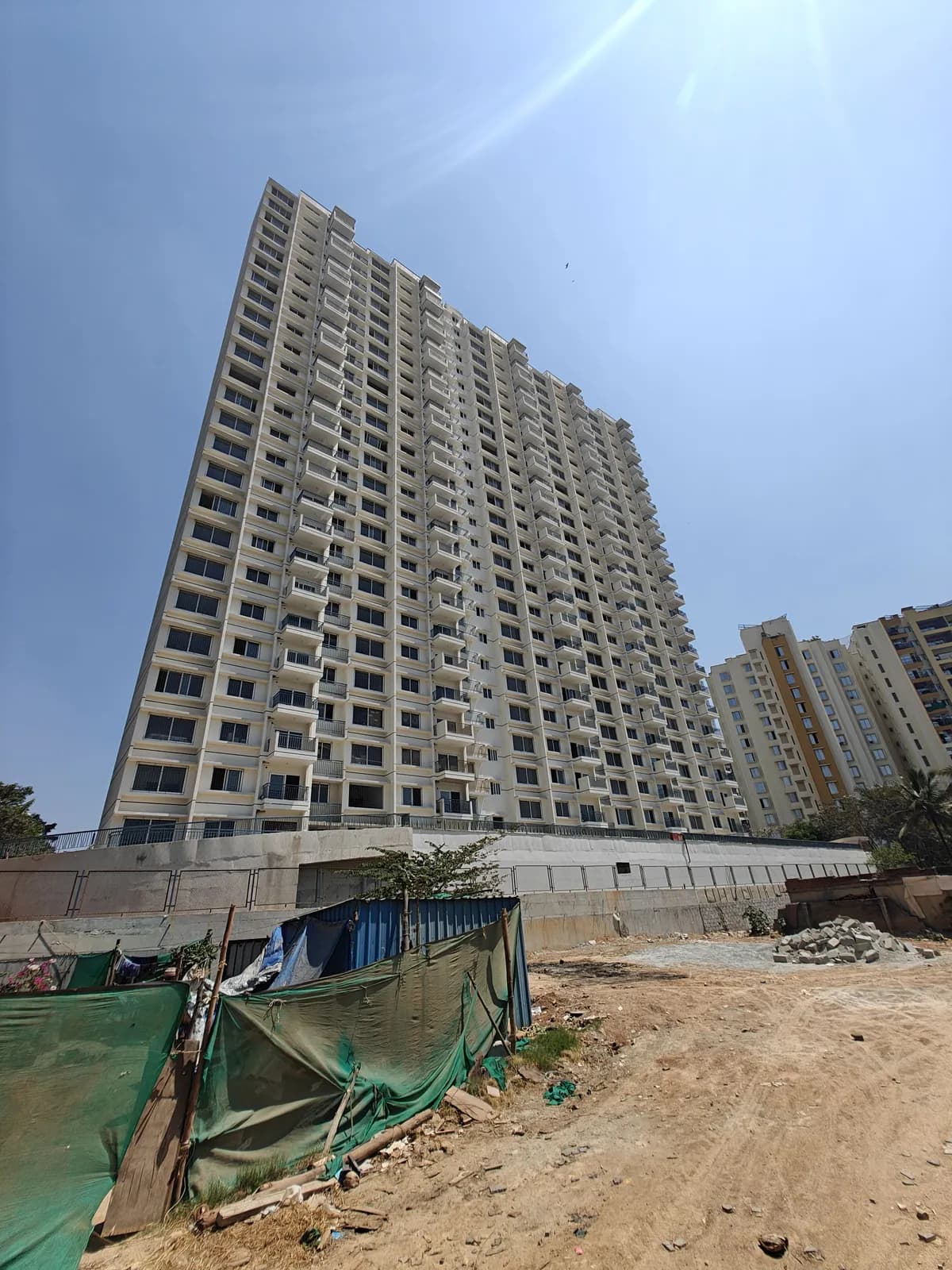 The lake Terraces: Site photo filed with Karnataka RERA