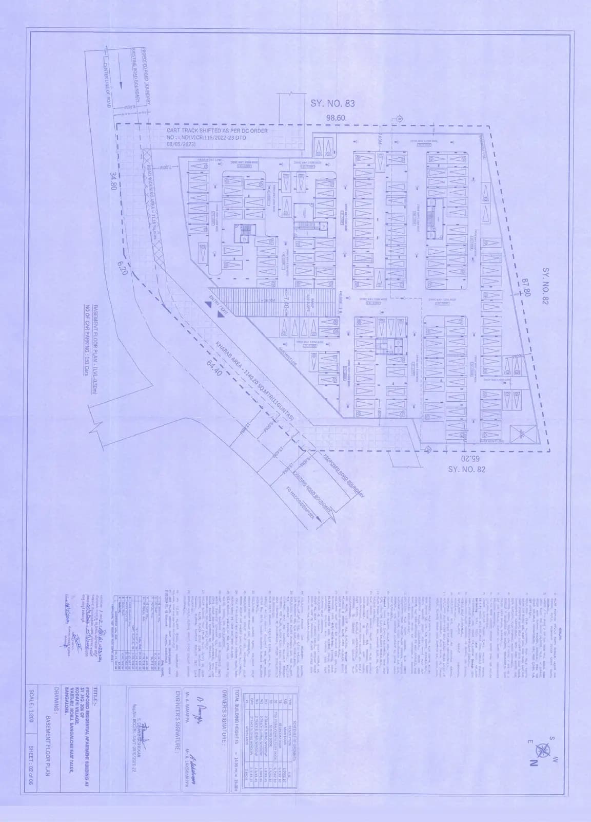 Orion Heights: Basement Floor Plan compress (filed with Karnataka RERA)