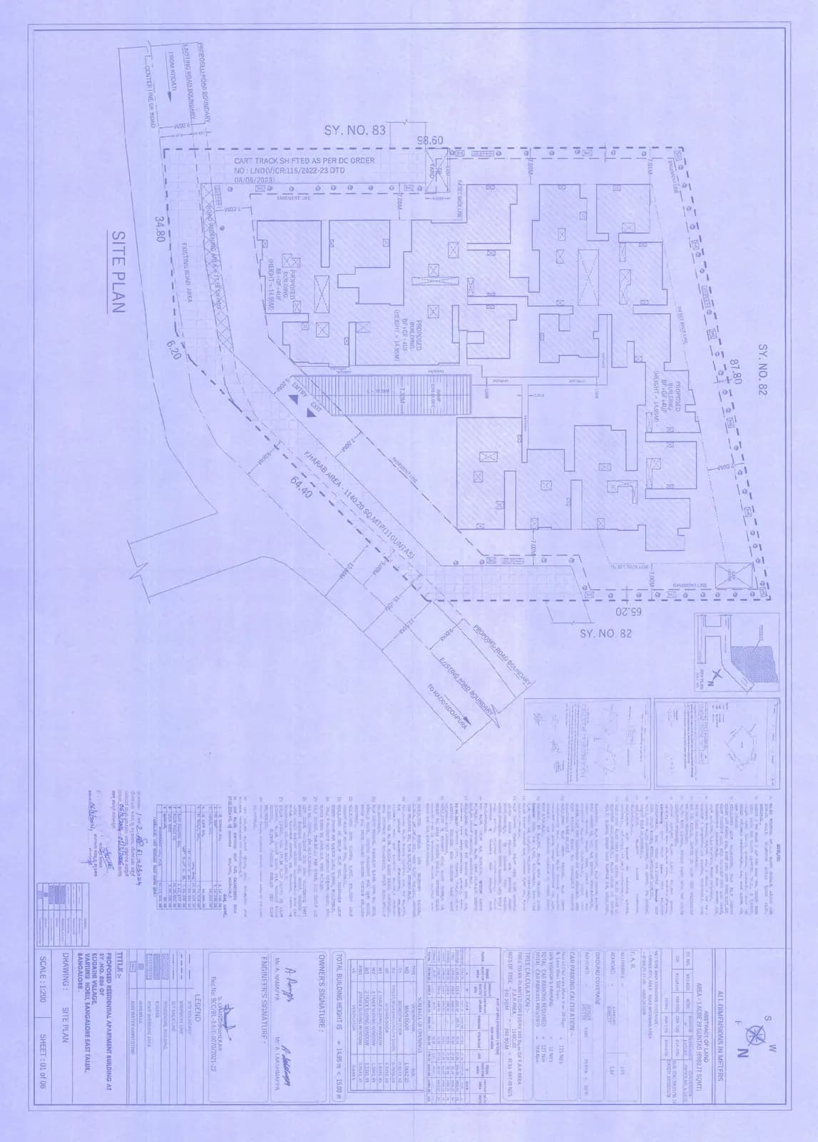 Orion Heights: Approved Layout Plan (filed with Karnataka RERA)
