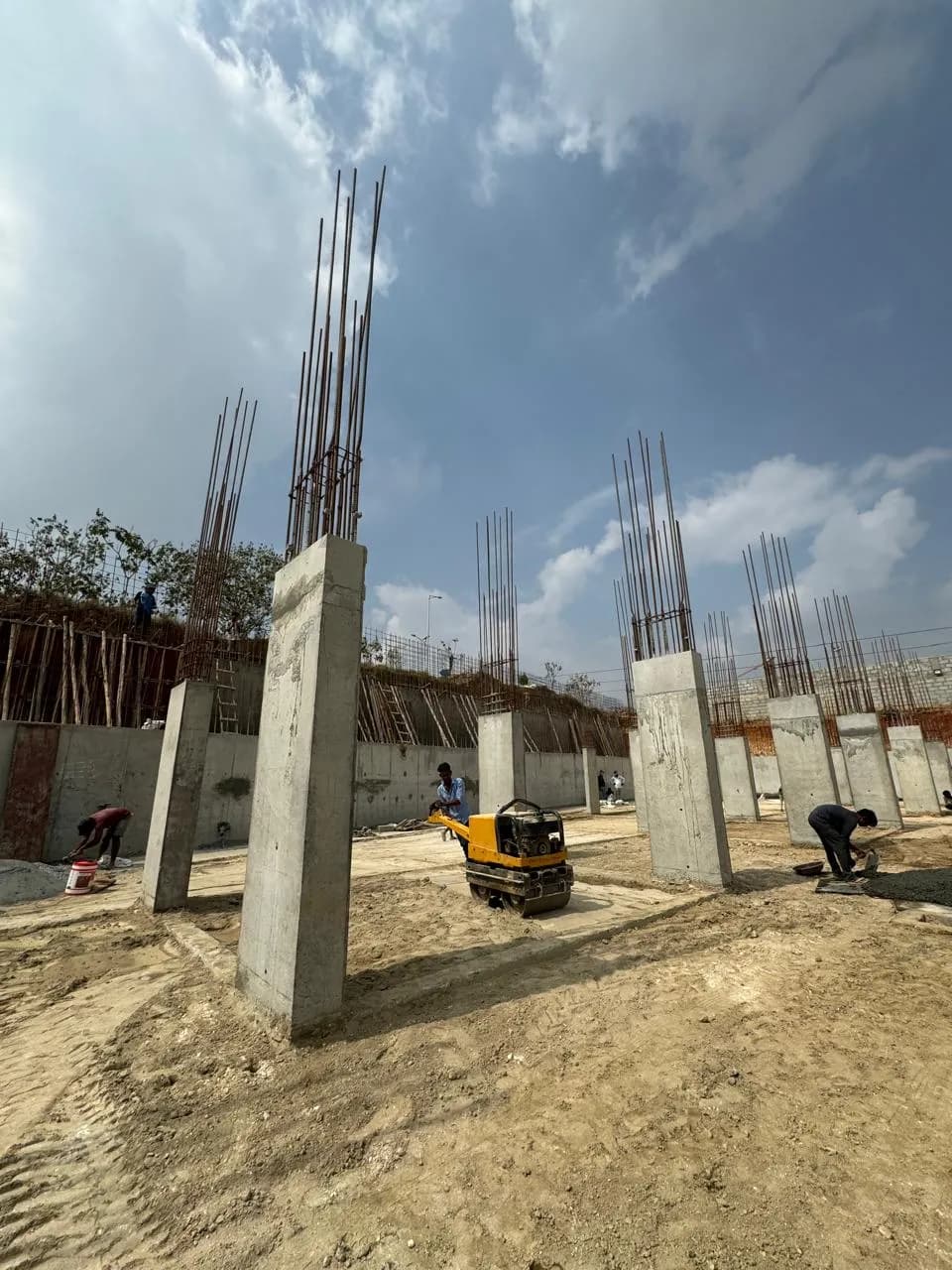 Orion Heights: Site photo filed with Karnataka RERA