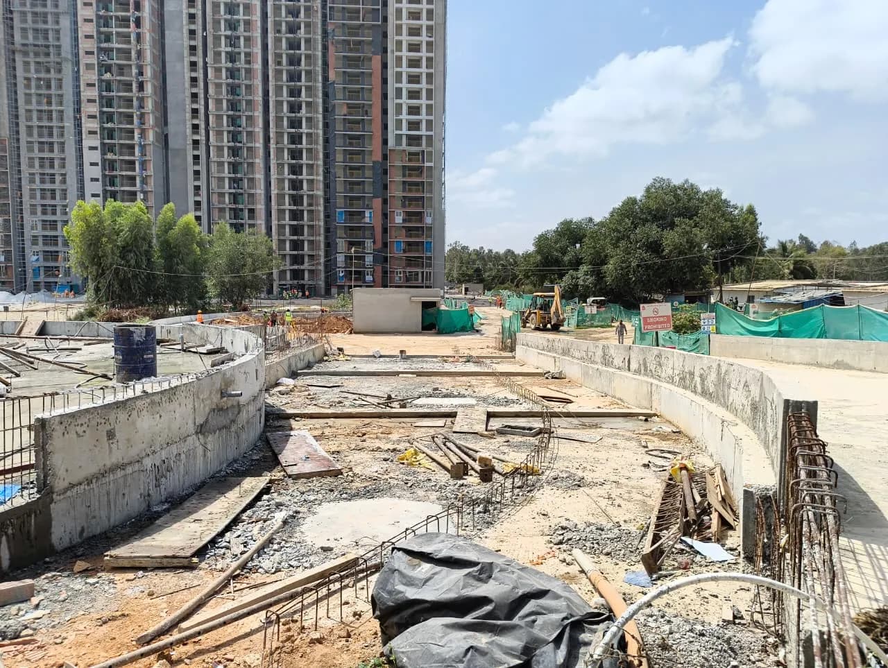 Trifecta Vanto: Site photo filed with Karnataka RERA