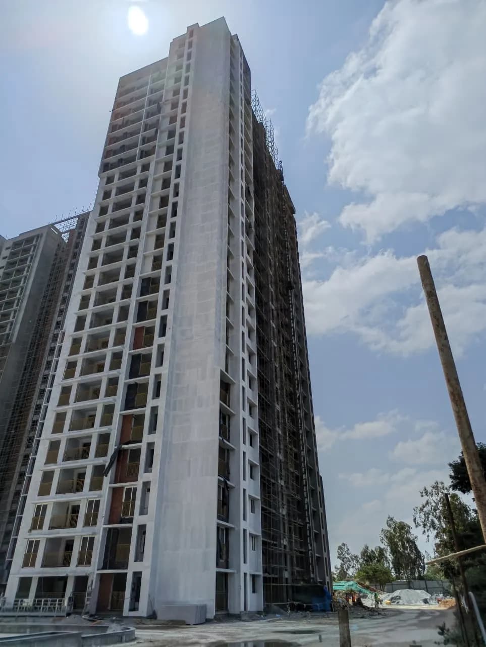 Trifecta Vanto: Site photo filed with Karnataka RERA