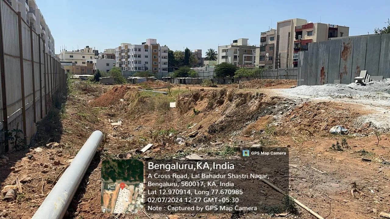 Srinidhi-The Urban Suites: Site photo filed with Karnataka RERA