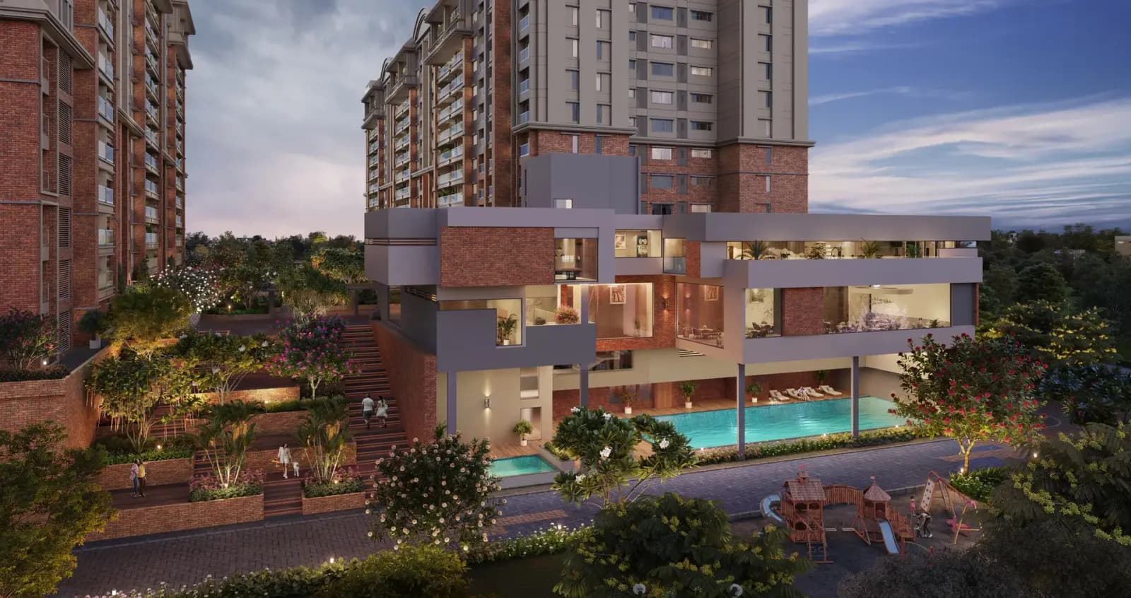 Brigade Insignia: Ultra luxury apartment towers, North Bengaluru (artist’s impression)