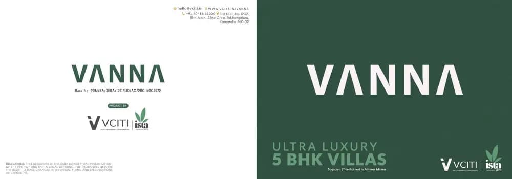 Vanna: Brochure, page 1 (filed with Karnataka RERA)