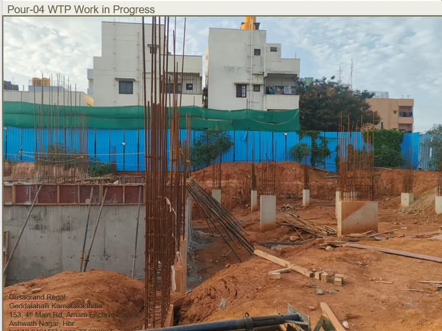 Casagrand Regal: Site photo filed with Karnataka RERA