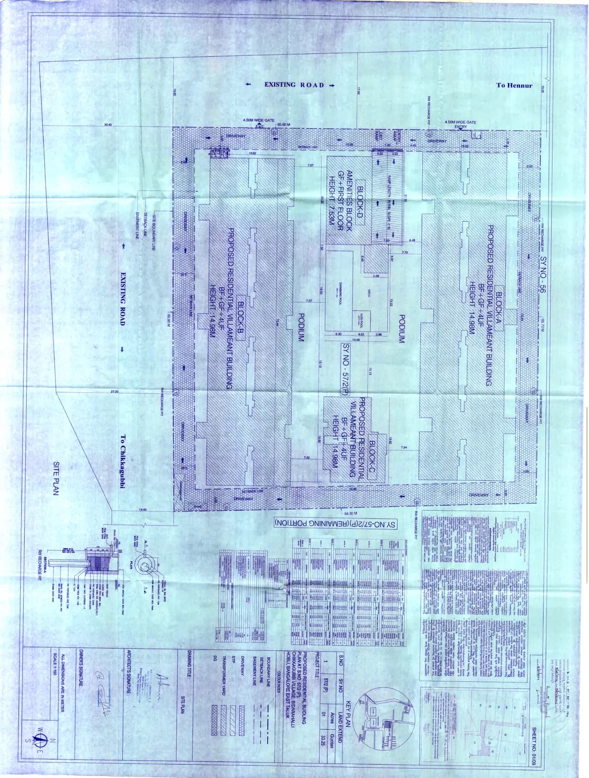 Radiance Floresta: Approved Building/Plotting Plan (filed with Karnataka RERA)